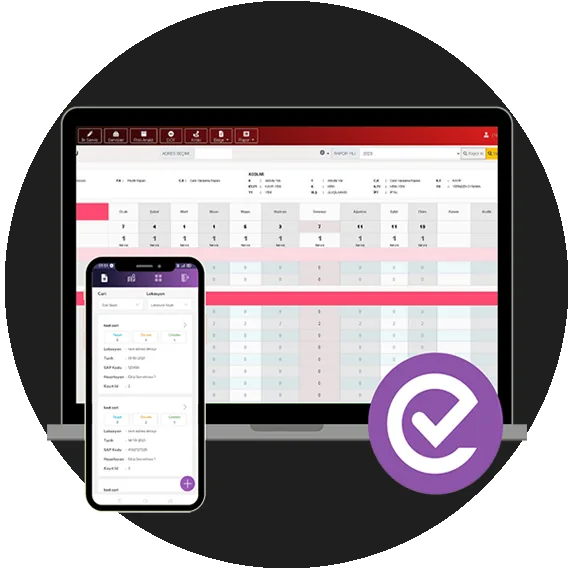 Elitdesk pest kontrol saha servis yazılımı ekran görüntüsü